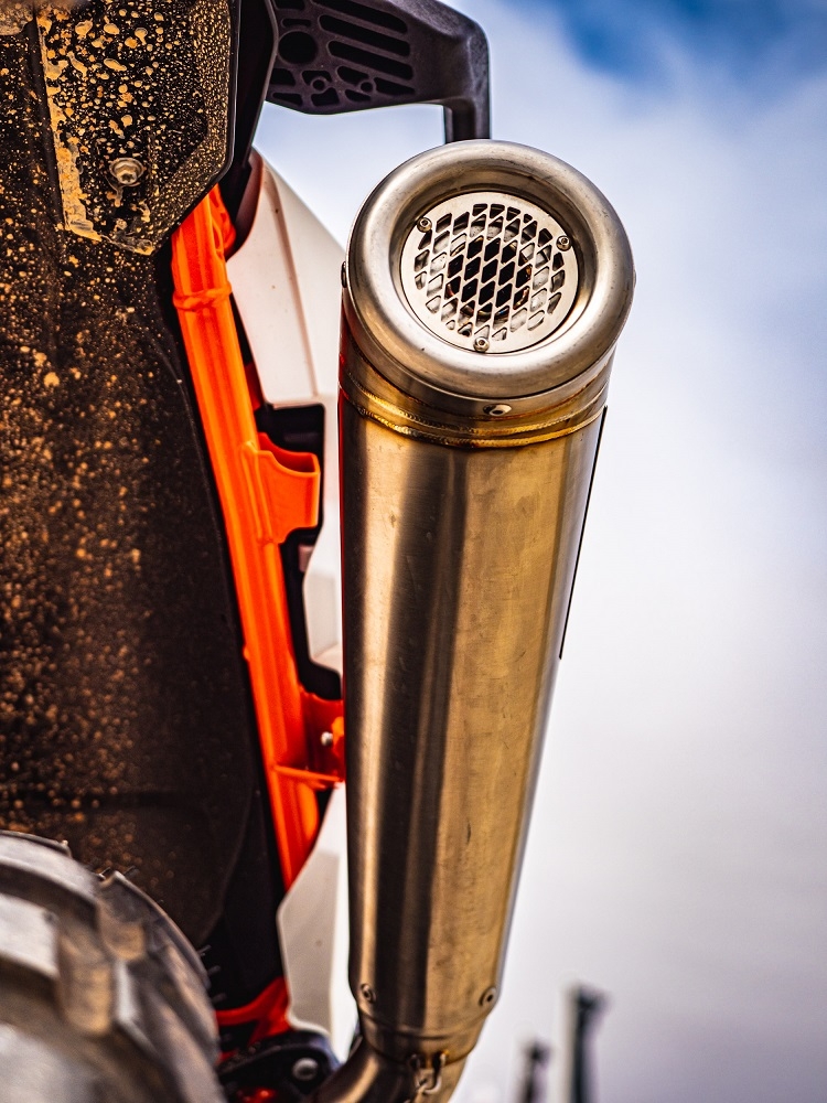 GPR exhaust compatible with  Ktm SMT 890 2023-2024, Powercone Evo, Homologated legal slip-on exhaust including removable db killer and link pipe 