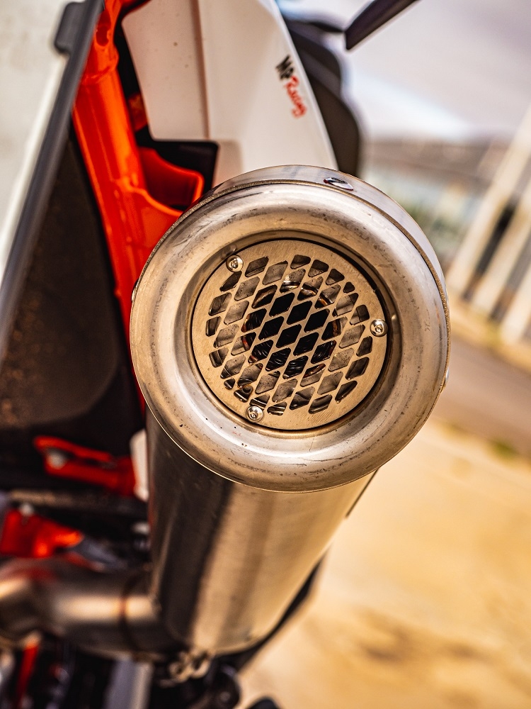 GPR exhaust compatible with  Ktm Duke 890 2021-2024, Powercone Evo, Homologated legal slip-on exhaust including removable db killer and link pipe 