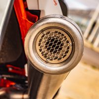 GPR exhaust compatible with  Ktm Duke 890 2021-2024, Powercone Evo, Homologated legal slip-on exhaust including removable db killer and link pipe 