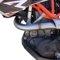Scarico GPR compatibile con  Ktm Enduro 690 R  2007-2016, Albus Ceramic, Scarico completo omologato,fornito con db killer estraibile e collettore