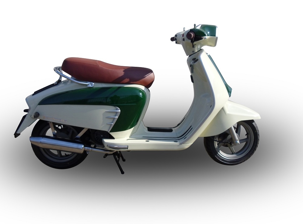 Scarico GPR compatibile con  Lambretta Lambretta 125 - 150 Milano  2012-2014, Ultracone lucido, Scarico completo omologato,fornito con db killer estraibile e collettore