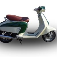 Scarico GPR compatibile con  Lambretta Lambretta 125 - 150 Milano  2012-2014, Ultracone lucido, Scarico completo omologato,fornito con db killer estraibile e collettore