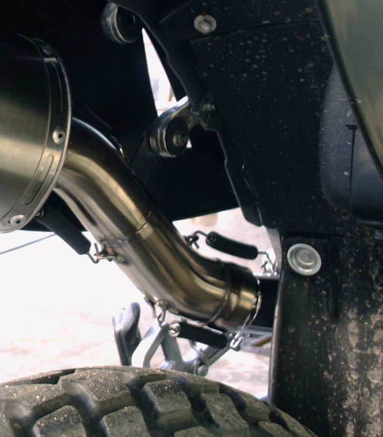 Scarico GPR compatibile con  Ktm EGS Adventure - LC4  1999-2003, Albus Ceramic, Scarico omologato, silenziatore con db killer estraibile e raccordo specifico