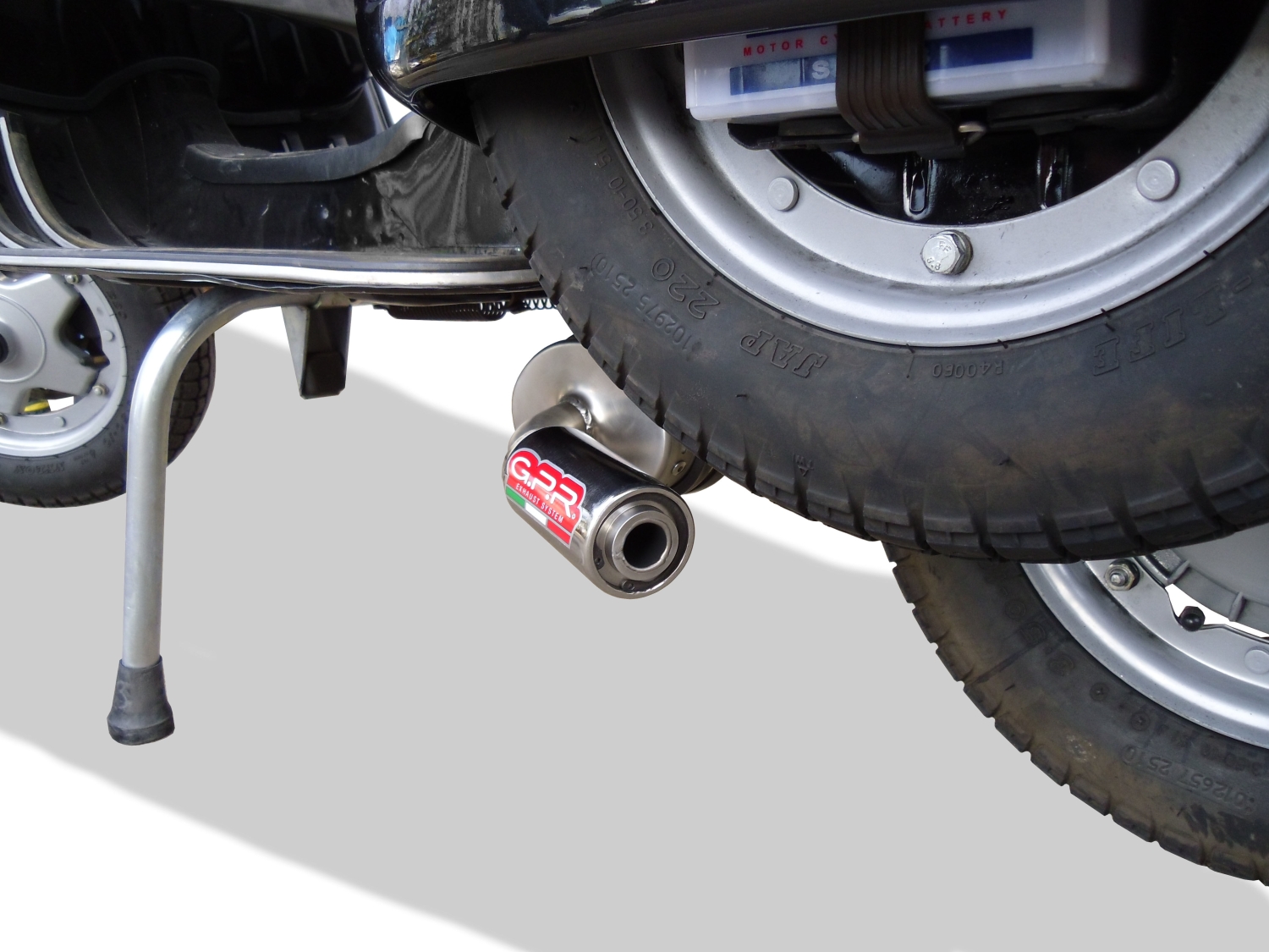 GPR exhaust compatible with  Lml Star 151 4 Tempi - 4 Strokes Genuine Stella  2010-2013, Alluminio, Homologated legal full system exhaust, including removable db killer 