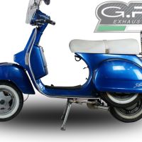 GPR exhaust compatible with  Lml Star 200 4T a marce - 4ST with gears 2011-2016, Alluminio, Homologated legal full system exhaust, including removable db killer and catalyst 