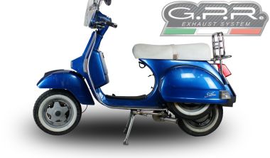 GPR exhaust compatible with  Lml Star 200 4T a marce - 4ST with gears 2011-2016, Alluminio, Homologated legal full system exhaust, including removable db killer and catalyst 
