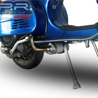 GPR exhaust compatible with  Lml Star 200 4T a marce - 4ST with gears 2011-2016, Alluminio, Homologated legal full system exhaust, including removable db killer and catalyst 