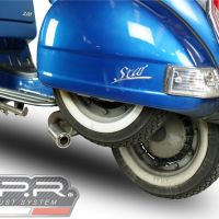 GPR exhaust compatible with  Lml Star 200 4T a marce - 4ST with gears 2011-2016, Alluminio, Homologated legal full system exhaust, including removable db killer and catalyst 