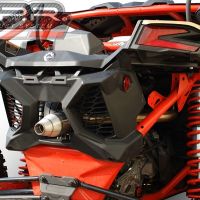 Scarico GPR compatibile con  Can Am Maverick X3 Turbo Buggy 2017-2024, Deeptone Atv, Scarico omologato, silenziatore con db killer estraibile e raccordo specifico