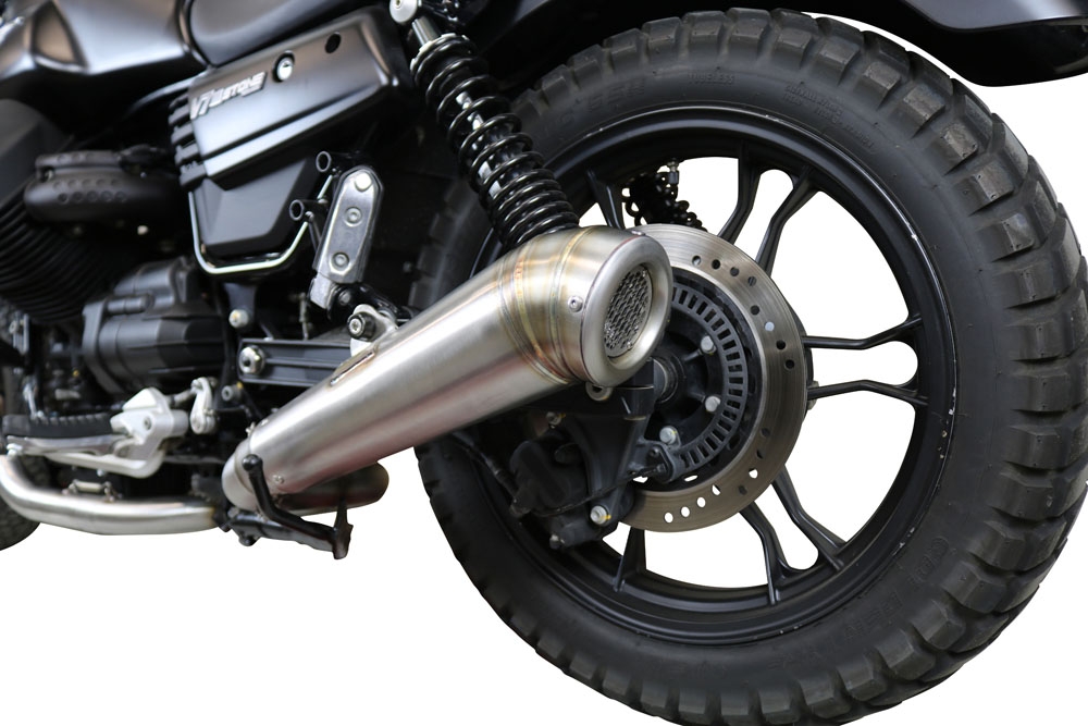 GPR exhaust compatible with  Moto Guzzi V7 III Special-Stone-Carbon 2017-2018, Powercone Evo, Racing full system exhaust  