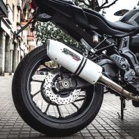 GPR exhaust compatible with  Yamaha Mt-07  2017-2020, Albus Evo4, Homologated legal full system exhaust, including removable db killer and catalyst 