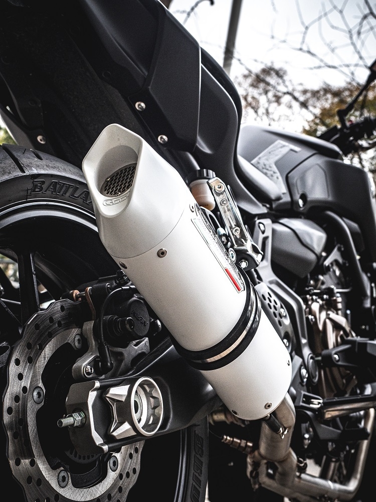 GPR exhaust compatible with  Yamaha Mt-07  2017-2020, Albus Evo4, Homologated legal full system exhaust, including removable db killer and catalyst 