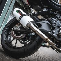 GPR exhaust compatible with  Yamaha Mt-07  2017-2020, Albus Evo4, Homologated legal full system exhaust, including removable db killer and catalyst 