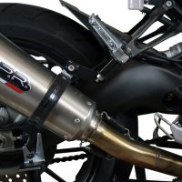 GPR exhaust compatible with  Yamaha Tracer 9 GT 2021-2024, Albus Evo4, Homologated legal full system exhaust, including removable db killer and catalyst 