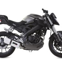 Scarico GPR compatibile con  Yamaha Mt 125 2017-2019, Albus Evo4, Scarico completo omologato,fornito con db killer estraibile,catalizzatore e collettore