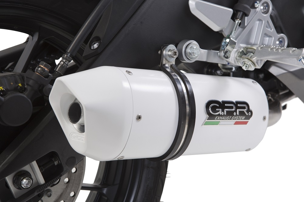 Scarico GPR compatibile con  Yamaha Mt 125 2017-2019, Albus Evo4, Scarico completo omologato,fornito con db killer estraibile,catalizzatore e collettore