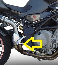 Scarico GPR compatibile con  Mv Agusta Brutale 910 S - R  2005-2011, M3 Inox , Scarico omologato, silenziatore con db killer estraibile e raccordo specifico