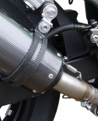 GPR exhaust compatible with  Kawasaki Ninja 300 R  2012-2017, Powercone Evo, Homologated legal slip-on exhaust including removable db killer and link pipe 