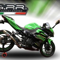 GPR exhaust compatible with  Kawasaki Ninja 400 2018-2022, Deeptone Inox, Racing full system exhaust  