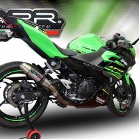 GPR exhaust compatible with  Kawasaki Ninja 400 2018-2022, Deeptone Inox, Racing full system exhaust  