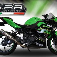 GPR exhaust compatible with  Kawasaki Ninja 400 2018-2022, M3 Inox , Racing full system exhaust  