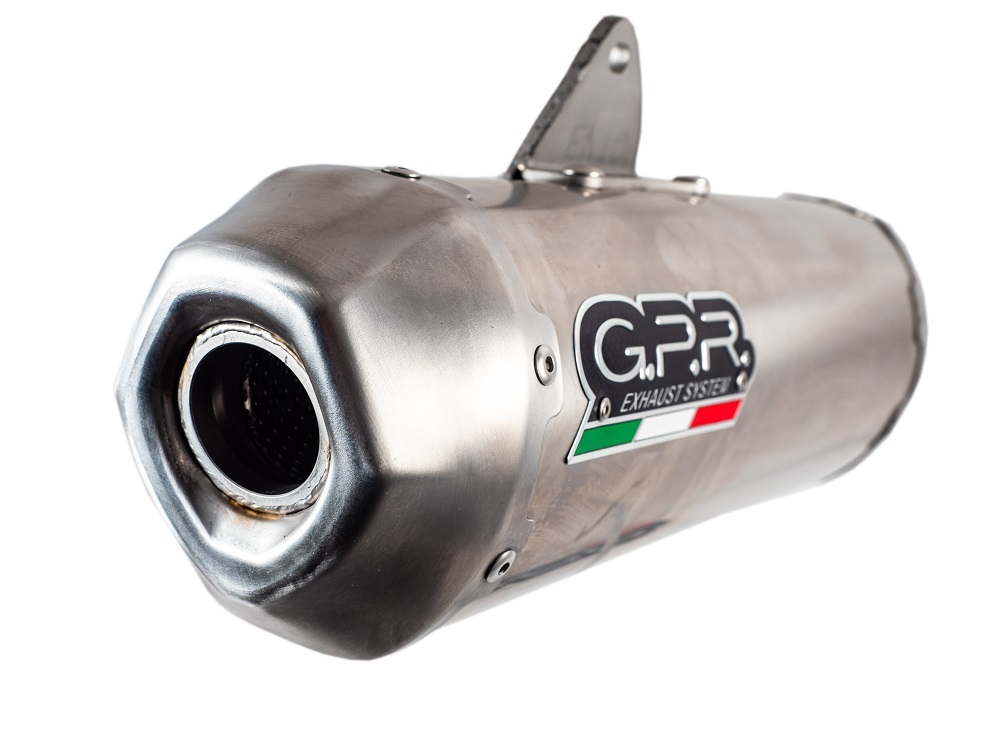 GPR exhaust compatible with  Husqvarna FX 450 2019-2022, Pentacross Inox, Racing full system exhaust, including removable db killer/spark arrestor 