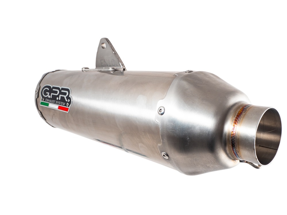 GPR exhaust compatible with  Husqvarna FX 450 2019-2022, Pentacross Inox, Racing full system exhaust, including removable db killer/spark arrestor 