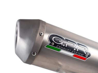 Scarico GPR compatibile con  Husqvarna FX 450 2023-2024, Pentacross FULL Titanium, Terminale di scarico Racing, con raccordo specifico e db killer estraibile
