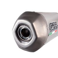 Scarico GPR compatibile con  Ktm SX-F Factory Edition 450 2022-2022, Pentacross FULL Titanium, Terminale di scarico Racing, con raccordo specifico e db killer estraibile