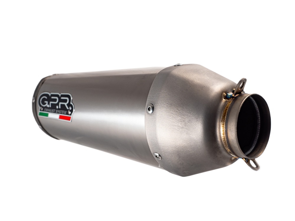 Scarico GPR compatibile con  Ktm SX-F Factory Edition 450 2022-2022, Pentacross FULL Titanium, Terminale di scarico Racing, con raccordo specifico e db killer estraibile