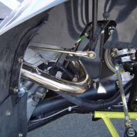 Scarico GPR compatibile con  Polaris Scrambler 500 2001-2012, Deeptone Atv, Scarico completo omologato,fornito con db killer estraibile e collettore