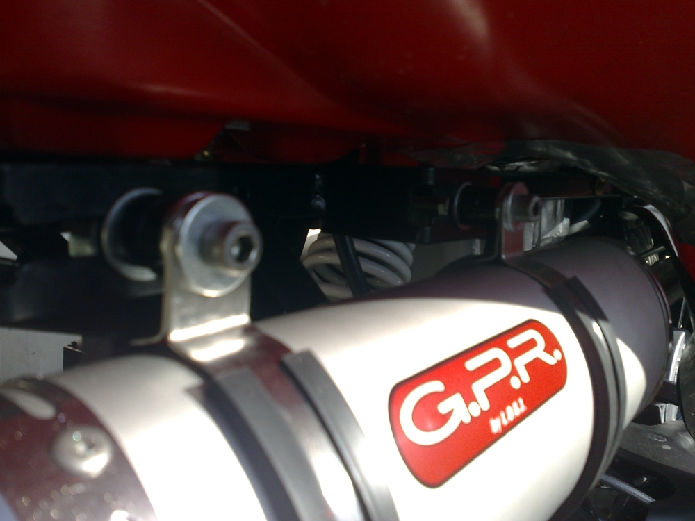 Scarico GPR compatibile con  Polaris Trail Blazer 330 2003-2008, Deeptone Atv, Scarico completo omologato,fornito con db killer estraibile e collettore