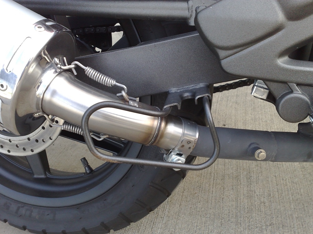 Scarico GPR compatibile con  Kymco Quannon 125 2007-2016, Furore Poppy, Scarico omologato, silenziatore con db killer estraibile e raccordo specifico