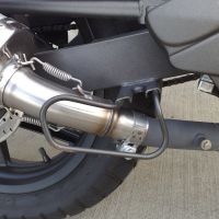 Scarico GPR compatibile con  Kymco Quannon 125 2007-2016, Furore Poppy, Scarico omologato, silenziatore con db killer estraibile e raccordo specifico