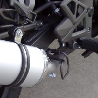 GPR exhaust compatible with  Kymco Quannon 125 2007-2016, Trioval, Homologated legal slip-on exhaust including removable db killer and link pipe 