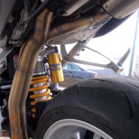 Scarico GPR compatibile con  Bmw R 1200 S 2006-2008, Albus Ceramic, Coppia di terminali di scarico omologati, forniti con db killer removibili e raccordi specifici