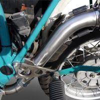 Scarico GPR compatibile con  Bmw R 100 Gs 1987-1996, Decatalizzatore, Collettore decatalizzore, applicazione racing
