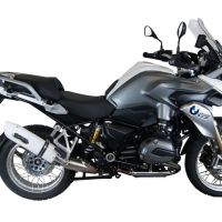 Scarico GPR compatibile con  Bmw R 1200 Gs 2017-2018, Albus Evo4, Scarico omologato, silenziatore con db killer estraibile e raccordo specifico