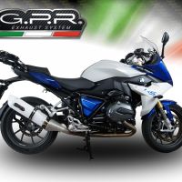 Scarico GPR compatibile con  Bmw R 1200 Rs Lc 2017-2019, Albus Evo4, Scarico omologato, silenziatore con db killer estraibile e raccordo specifico