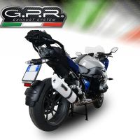 Scarico GPR compatibile con  Bmw R 1200 Rs Lc 2017-2019, Albus Evo4, Scarico omologato, silenziatore con db killer estraibile e raccordo specifico