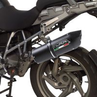 Scarico GPR compatibile con  Bmw R 1200 Gs -Adventure 2013-2013, Albus Ceramic, Scarico completo omologato,fornito con db killer estraibile e collettore