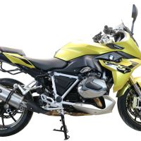GPR exhaust compatible with  Bmw R 1250 R -Rs 2021-2024, Dual Inox, Homologated legal slip-on exhaust including removable db killer and link pipe 