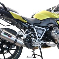 GPR exhaust compatible with  Bmw R 1250 R -Rs 2021-2024, Dual Inox, Homologated legal slip-on exhaust including removable db killer and link pipe 
