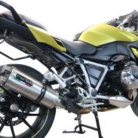 GPR exhaust compatible with  Bmw R 1250 R -Rs 2021-2024, Dual Inox, Homologated legal slip-on exhaust including removable db killer and link pipe 