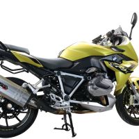 GPR exhaust compatible with  Bmw R 1250 R -Rs 2021-2024, Sonic Titanium, Homologated legal slip-on exhaust including removable db killer and link pipe 