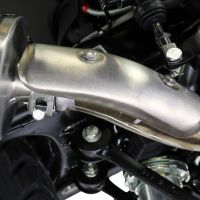 Scarico GPR compatibile con  Royal Enfield Himalayan 410 2021-2024, Albus Evo4, Terminale di scarico omologato, fornito con db killer estraibile, catalizzatore e raccordo specifico