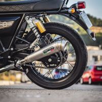 Scarico GPR compatibile con  Royal Enfield Interceptor 650 2019-2020, Powercone Evo, Coppia di terminali di scarico omologati, forniti con db killer removibile, catalizzatori e raccordi specifici