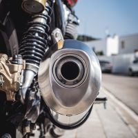 Scarico GPR compatibile con  Royal Enfield Interceptor 650 2021-2024, Satinox, Coppia di terminali di scarico omologati, forniti con db killer removibile, catalizzatori e raccordi specifici