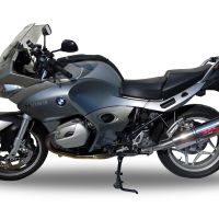 GPR exhaust compatible with  Bmw R 1200 St -Rt 2003-2008, Trioval, Homologated legal slip-on exhaust including removable db killer and link pipe 