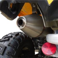 GPR exhaust compatible with  Can Am Outlander 500 Max 2013-2015, Deeptone Atv, Homologated legal slip-on exhaust including removable db killer and link pipe 